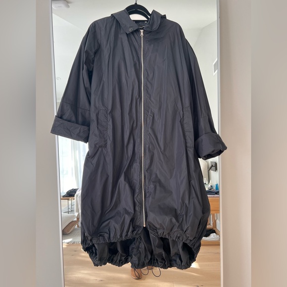 NWOT - Aakasha Hooded Maxi Raincoat Size M - Picture 5 of 16